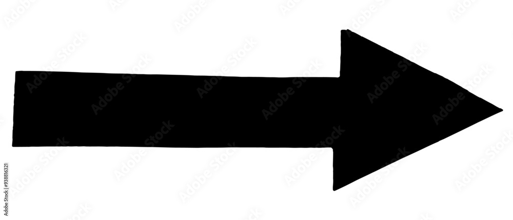 Arrow symbol blank pointing direction sign with rough edges and copy space for text, vector design elements
Arrow symbol blank pointing direction sign with rough edges and copy space for text, vector design elements