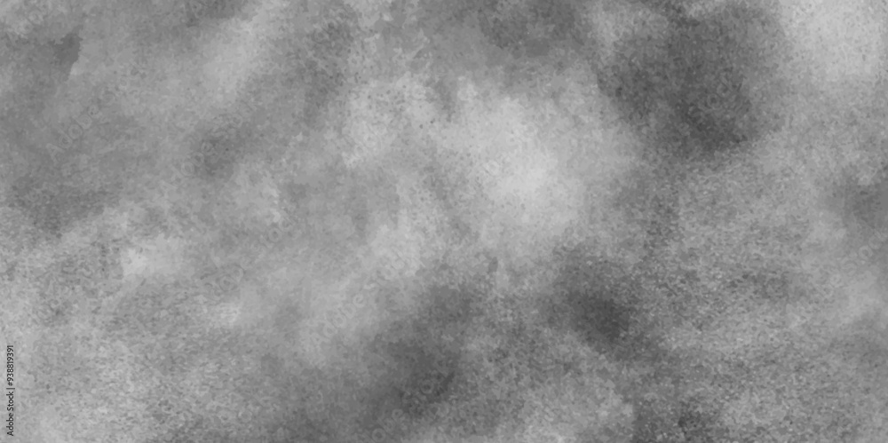 Steam Mist Fog and Dust Particles on old grunge black and white canvas, Luxurious white marble texture with clouds, Abstract monochrome background with random blurred grey grunge texture.	