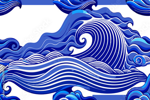 
Seamless Vector
abstract wave element for vector illustration of a design on a transparent background