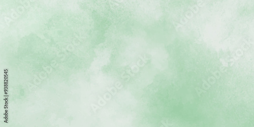 grunge bright blue abstract design paper textured, brush painted green nature watercolor on paper with smoke or clouds texture, Abstract grunge blue or mint green texture with blurry fogg or clouds.
