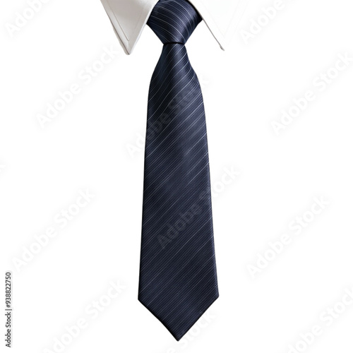 a 3d neck tie on Isolated transparent background png. generated with AI