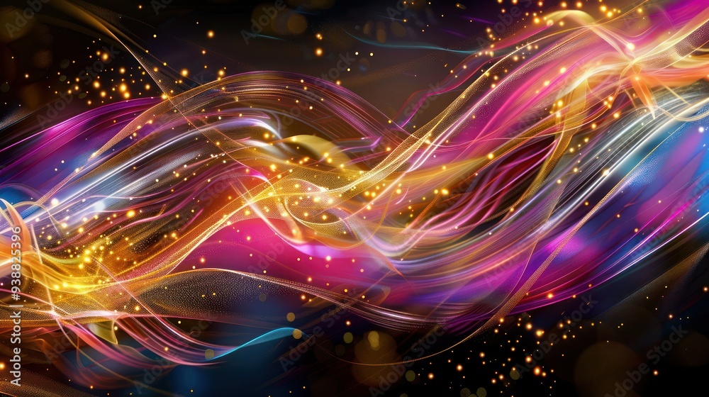 Illustration of a celebration abstract with dynamic lines and textures. Illustration of a celebration abstract with dynamic lines and textures.