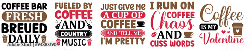 Simple Coffee Phrases, Labels And Badges Pack Vector Illustration for Holiday Cards, Printable, Bookmark