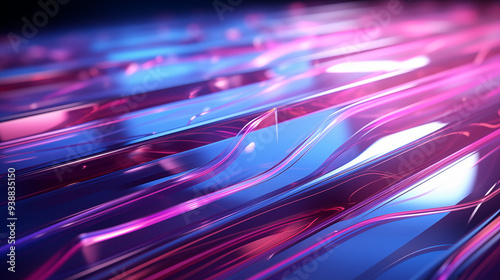 Abstract futuristic technology background of pink blue color.