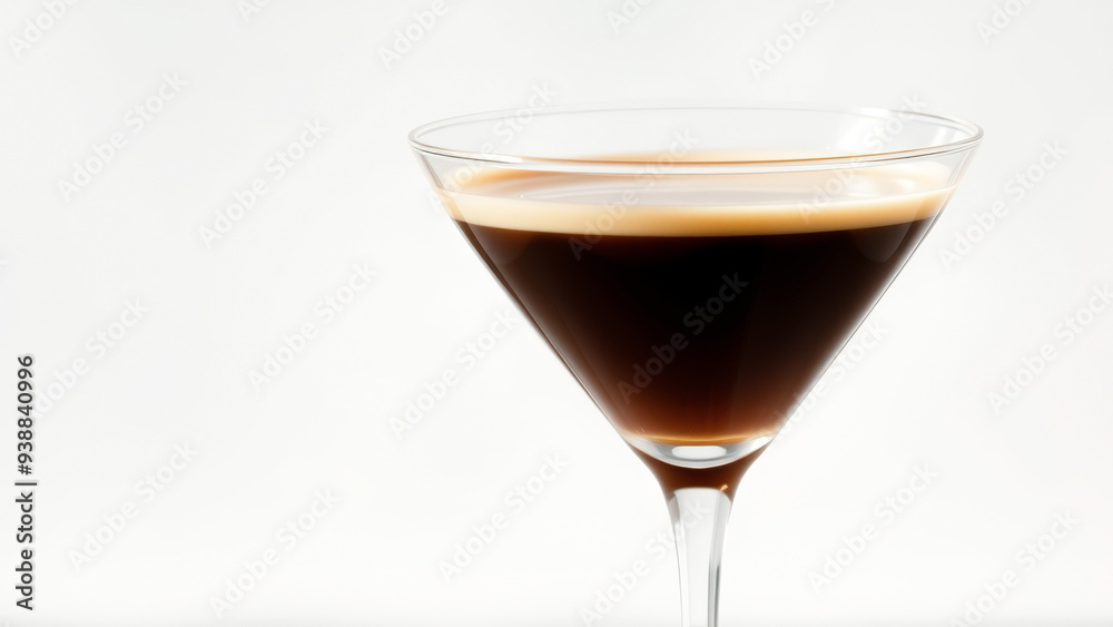 Close-up of Espresso Martini in a Martini Glass Close-up of Espresso Martini in a Martini Glass