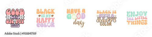 Colourful Book Love Phrases, Typography Collection Vector Illustration for Motion Graphics, Printing Press, Label