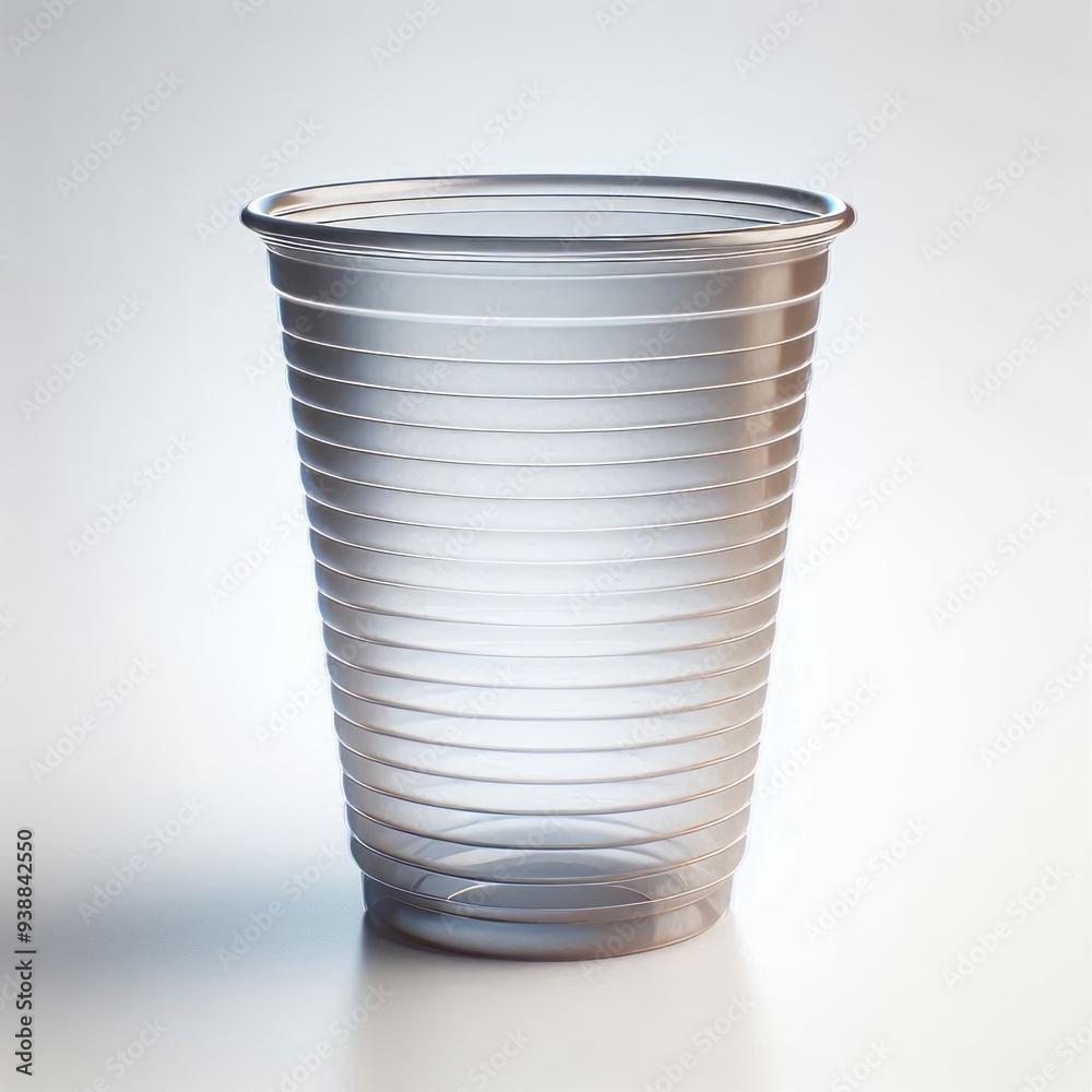 Isolated white plastic cup with a lid, blank and clean, perfect for coffee Isolated white plastic cup with a lid, blank and clean, perfect for coffee