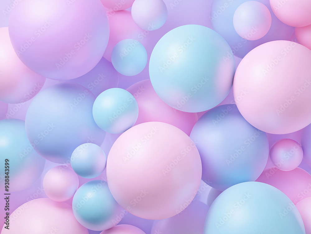 a background with pastel and vibrant 3D spheres, combining matte and glossy finishes for a dynamic and visually engaging effect a background with pastel and vibrant 3D spheres, combining matte and glossy finishes for a dynamic and visually engaging effect