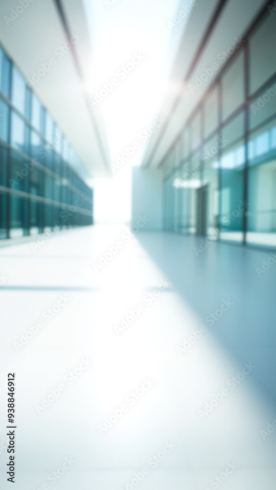 Abstract Blurred Office Interior