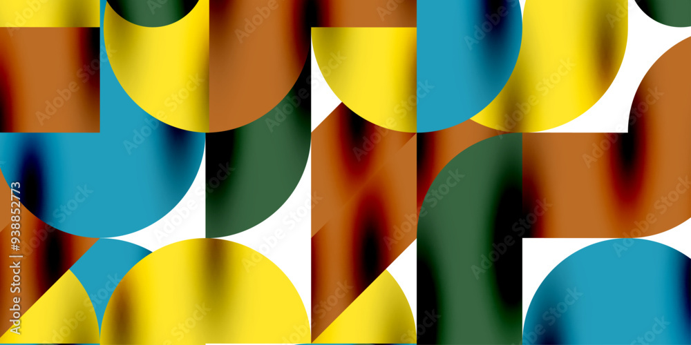 Shadow effect shiny circles and round triangles geometric modern art. Vector Illustration For Wallpaper, Banner, Background, Card, Book Illustration, landing page Shadow effect shiny circles and round triangles geometric modern art. Vector Illustration For Wallpaper, Banner, Background, Card, Book Illustration, landing page