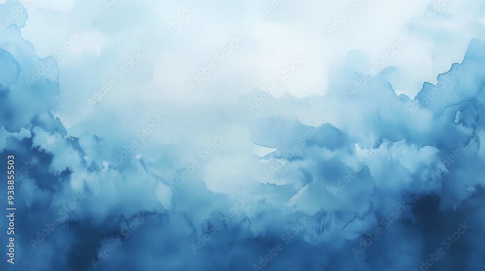 Abstract Blue Watercolor Background. Abstract Blue Watercolor Background.