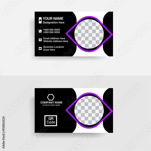  Multipurpose Creative corporate business card design Template Double side with professional Elegant , visiting card , business card template.