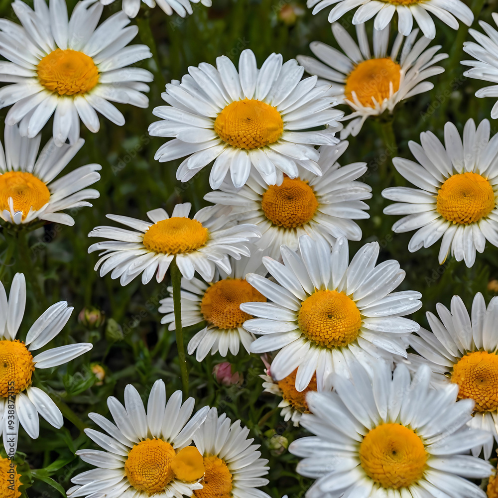 Obraz premium Nature beauty in colors meadow daisy blossom