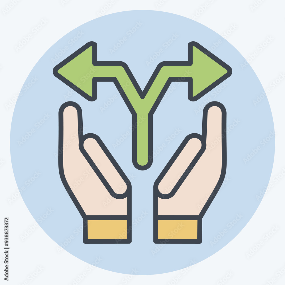 Icon Option. related to Choice symbol. color mate style. simple illustration Icon Option. related to Choice symbol. color mate style. simple illustration