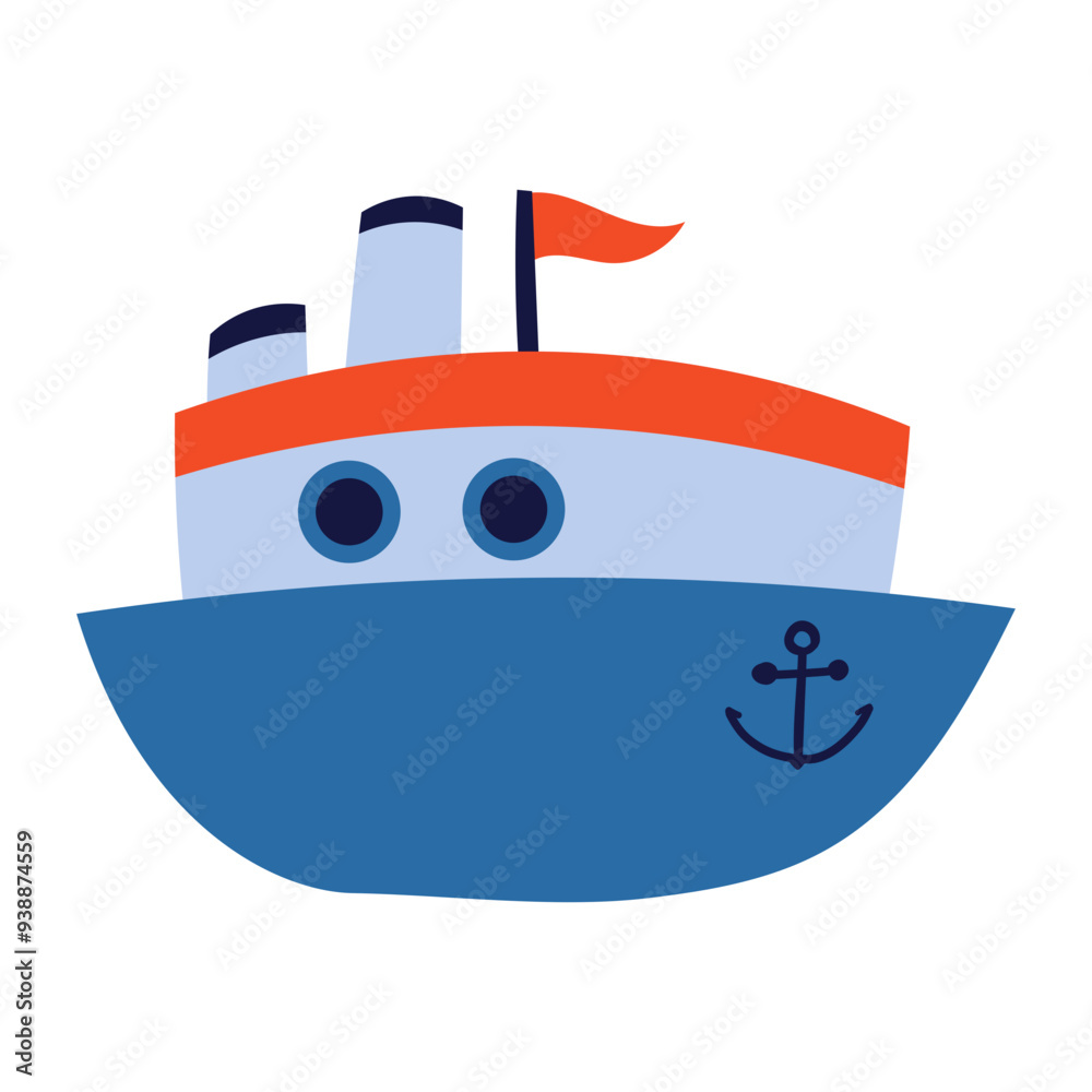 Fototapeta premium ship on the sea