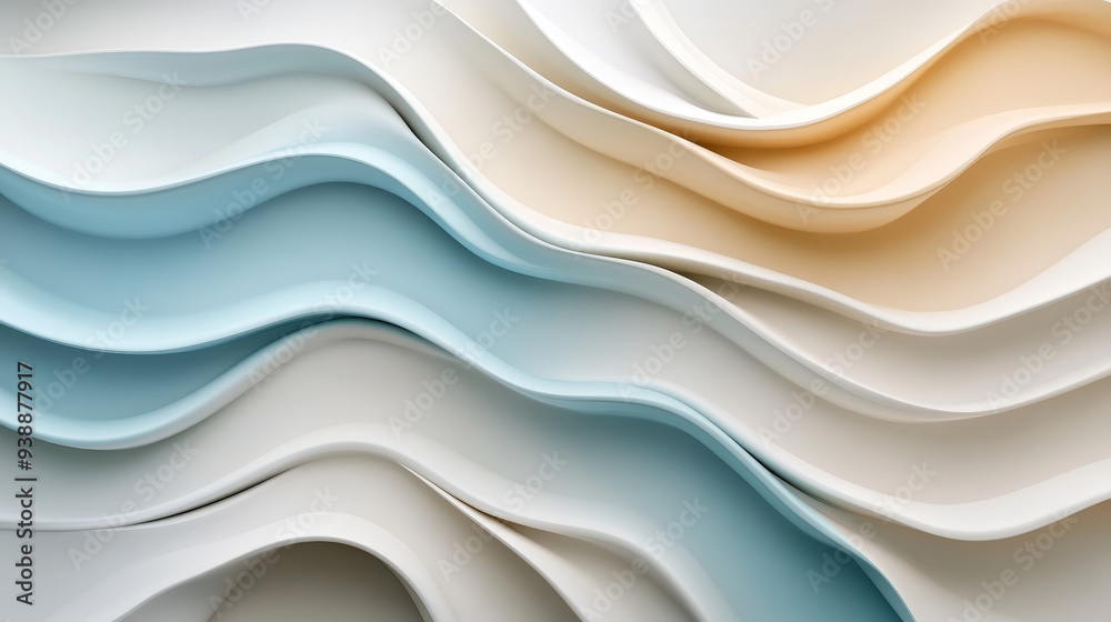 Obraz premium Modern Abstract Wavy Background --ar 16:9 --v 6.1 Job ID: ef636dc7-fd55-4466-8643-b944bb4c06e3