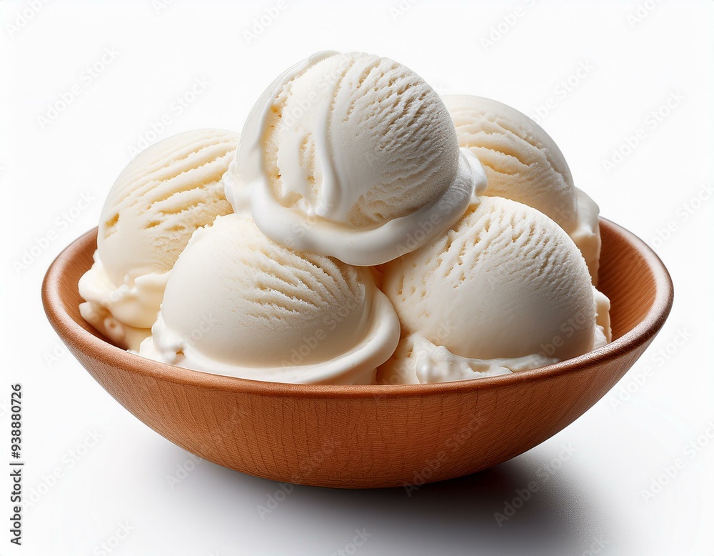 Bowl of Vanilla Ice Cream Bowl of Vanilla Ice Cream