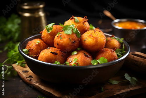 Aloo Bonda: Indian Deep-Fried Potato Balls Snack - Tasty Street Food from India