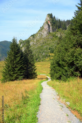 Zawiesista Eljaszowa Turnia, szczyt, Miętusia Polana, Tatry Zachodnie, Tatrzański Park Narodowy, Kościelisko, Małopolska, Polska, Europa,