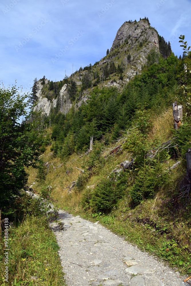 Zawiesista Eljaszowa Turnia, szczyt, Miętusia Polana, Tatry Zachodnie, Tatrzański Park Narodowy, Kościelisko, Małopolska, Polska, Europa,
