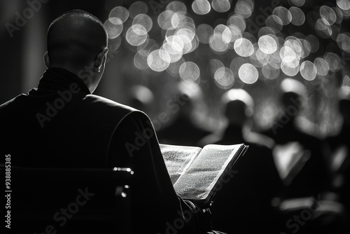 Tripitaka Ceremonial Reading Buddhism Religion Spiritual Symbol photo