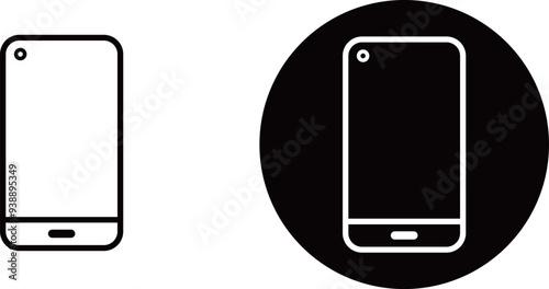 スマートフォンのアイコン素材