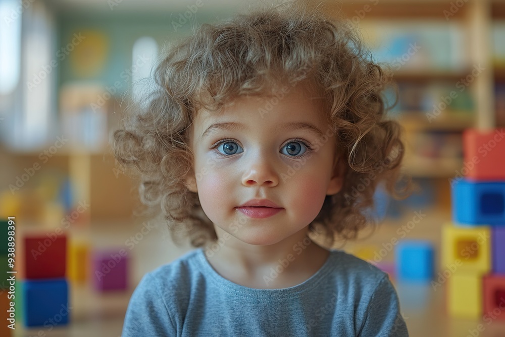 Capture a child learning through play in an early childhood education setting Capture a child learning through play in an early childhood education setting