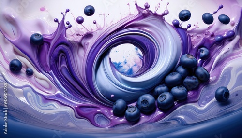 Vibrant Blueberry and Acai Vortex