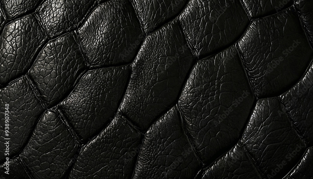 Fototapeta premium black turtle leather skin background