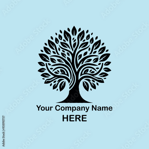 Tree logo for your company , vectorize