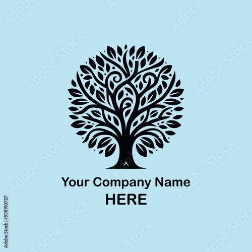 Tree logo for your company , vectorize