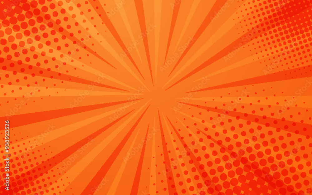 Fototapeta premium Comic Style Wallpaper or Background
