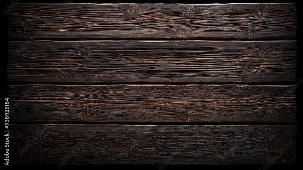 Dark wooden plank background with rustic texture Dark wooden plank background with rustic texture