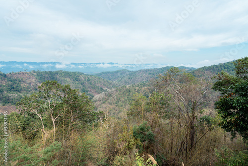 Foto Thai myanmar border in mae sot city