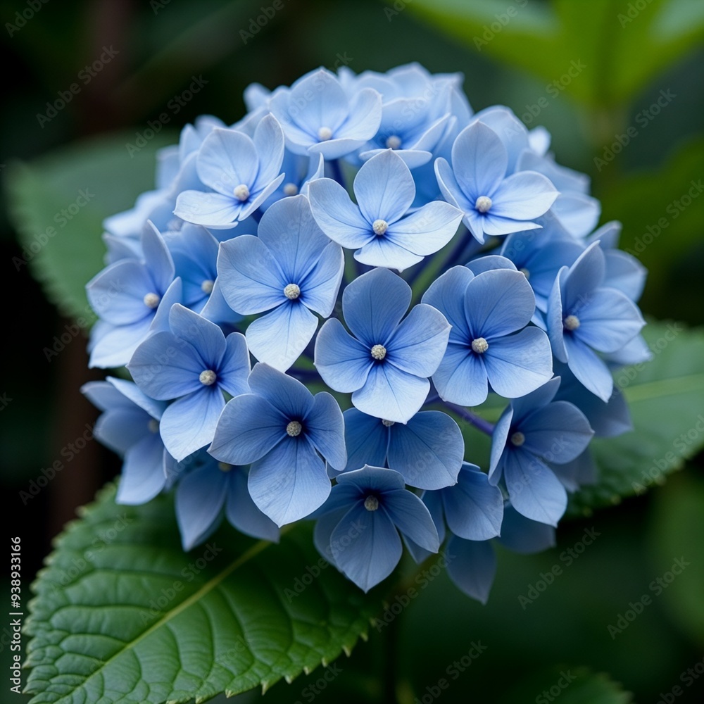 blue hydrangea flower blue hydrangea flower