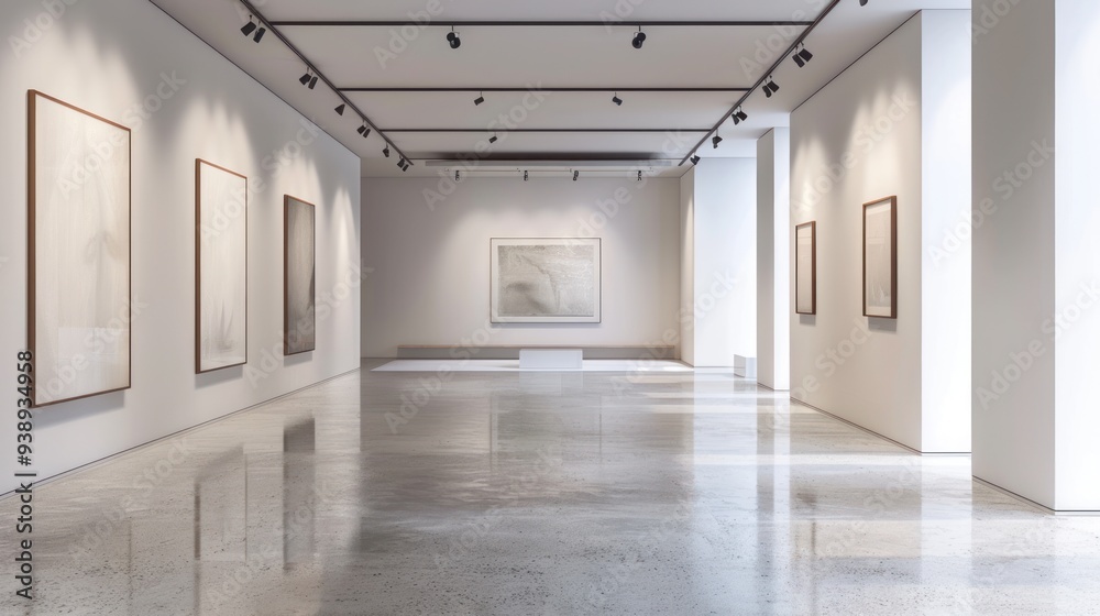 Obraz premium Modern Art Gallery Interior