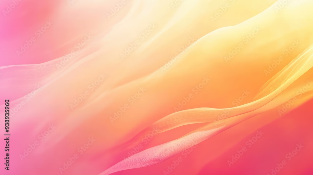 Abstract summer gradient background with soft pink, orange, and yellow colors, defocused and smoothly blended Abstract summer gradient background with soft pink, orange, and yellow colors, defocused and smoothly blended