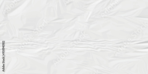 White crumpled paper texture . White wrinkled paper texture. White paper texture . White crumpled and top view textures can be used for background of text or any contents .