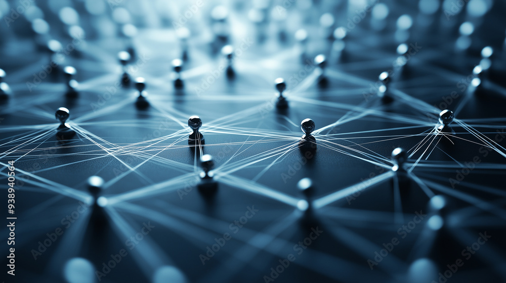 Interconnected Network of Pins Interconnected Network of Pins