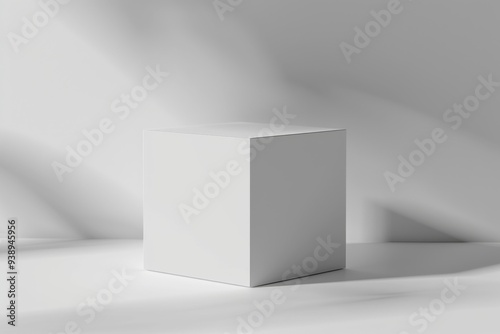  Blank White Box Product Mockup, Blank Mockup for displaying designs, product photography mockup, cube packaging mockup 