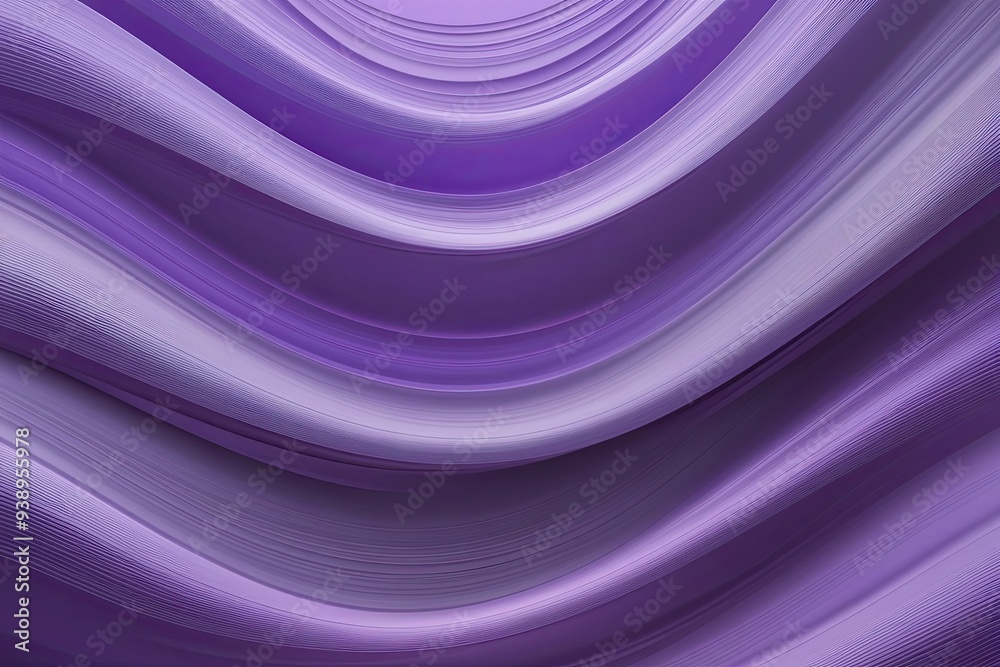 Fototapeta premium Soft Lavender Deep Purple Flowing Gradient Backdrop with Nostalgic Wave Texture and Ample Copy Space