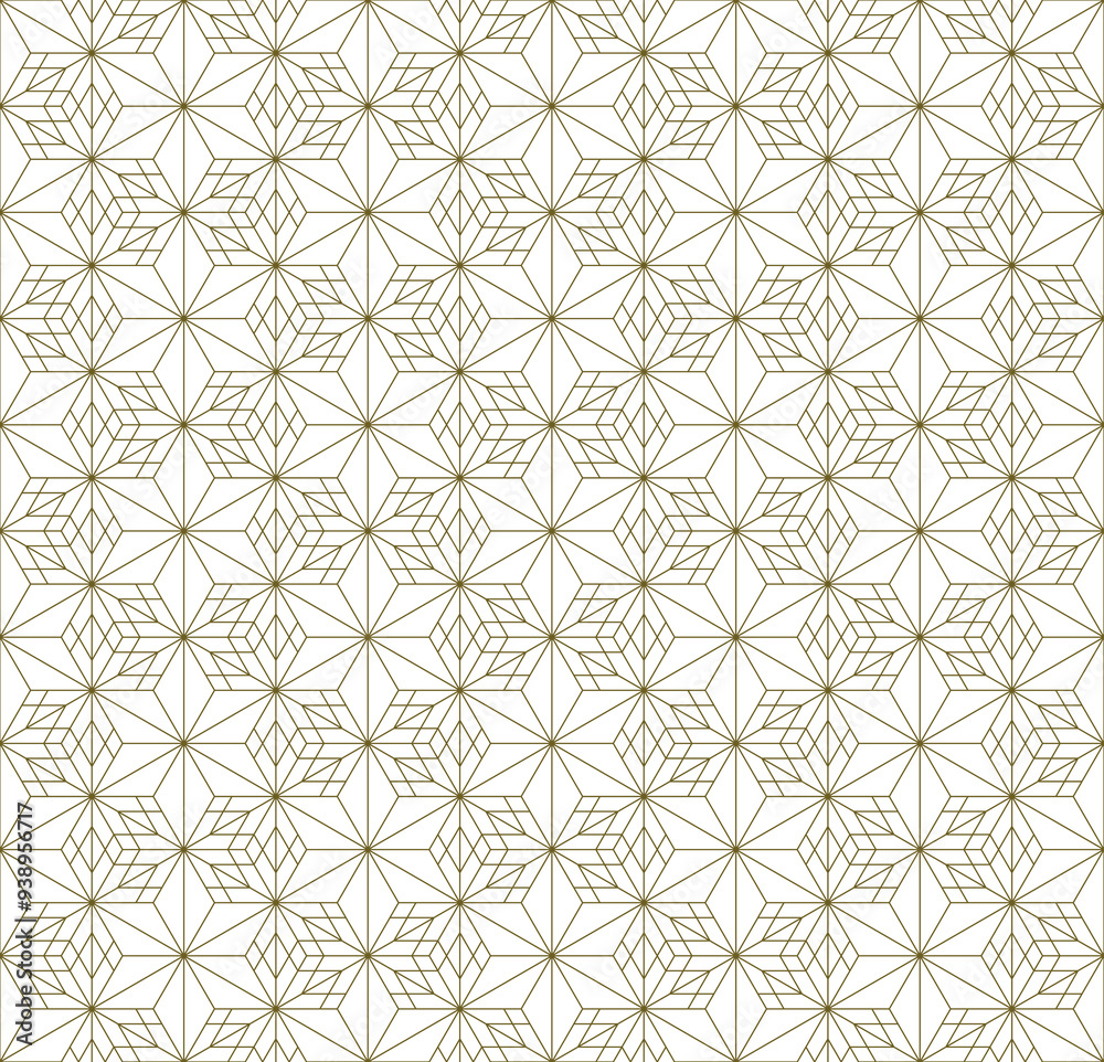 Seamless geometric pattern.Woodwork style kumiko.For shoji screen.Great design for any purposes. Japanese pattern background vector. Japanese traditional wall.Fine lines. Seamless geometric pattern.Woodwork style kumiko.For shoji screen.Great design for any purposes. Japanese pattern background vector. Japanese traditional wall.Fine lines.