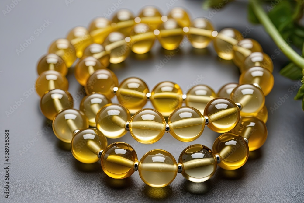 Radiant Yellow Citrine Beads for Hydration and Radiance
