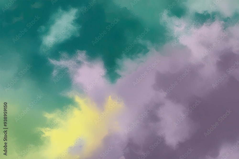 Teal Lavender and Sunny Yellow Ethereal Noise Gradient Background for Artistic Creations Teal Lavender and Sunny Yellow Ethereal Noise Gradient Background for Artistic Creations