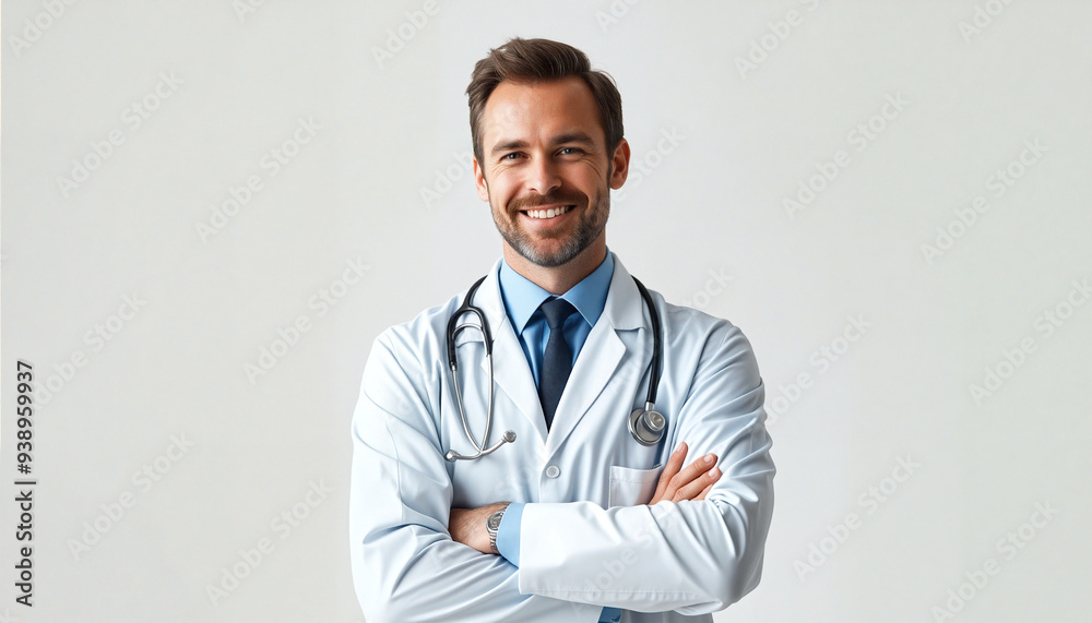portrait of a smiling doctor
