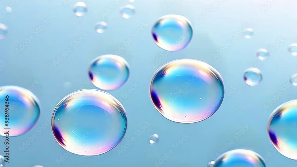 Delicate soap bubbles floating gracefully against a smooth, deep blue background that transitions from soft pink to light blue. Delicate soap bubbles floating gracefully against a smooth, deep blue background that transitions from soft pink to light blue.