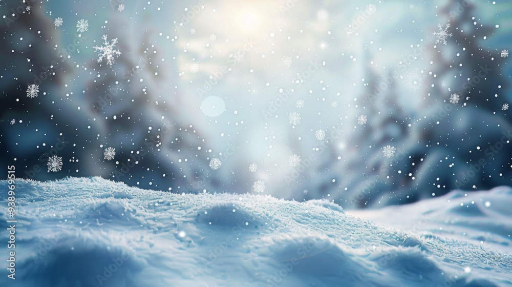snowy background snowy background