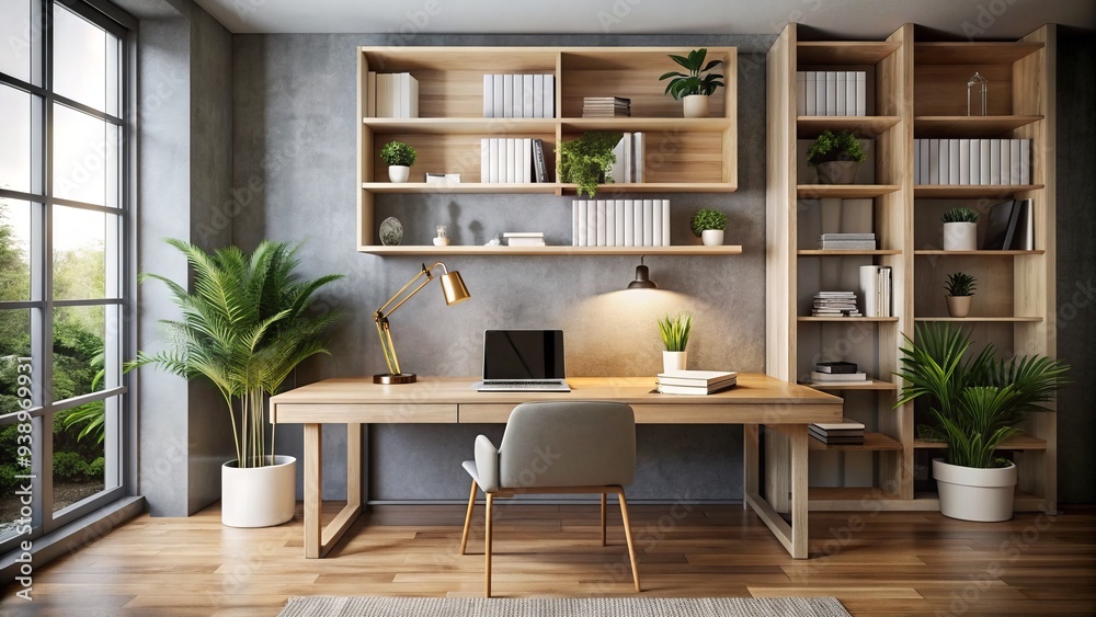 Sleek modern studio setting with a thoughtfully arranged book layout, featuring a neatly placed novel on a minimalist desk surrounded by elegant decor. Sleek modern studio setting with a thoughtfully arranged book layout, featuring a neatly placed novel on a minimalist desk surrounded by elegant decor.