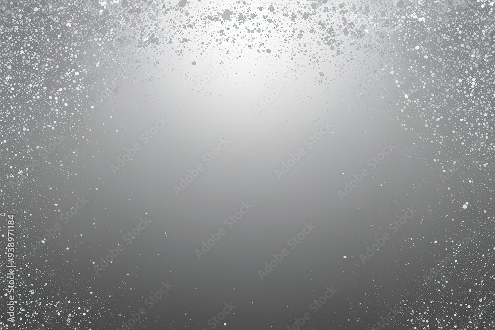 Obraz premium Silver Gradient Background with Speckled Texture and Monochrome Pattern