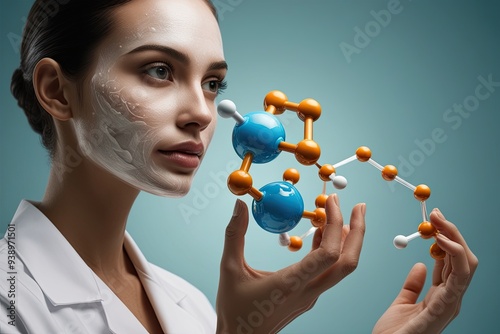 3D Visualization of Molecules for Innovative Skincare Formulation and Health Care Solutions